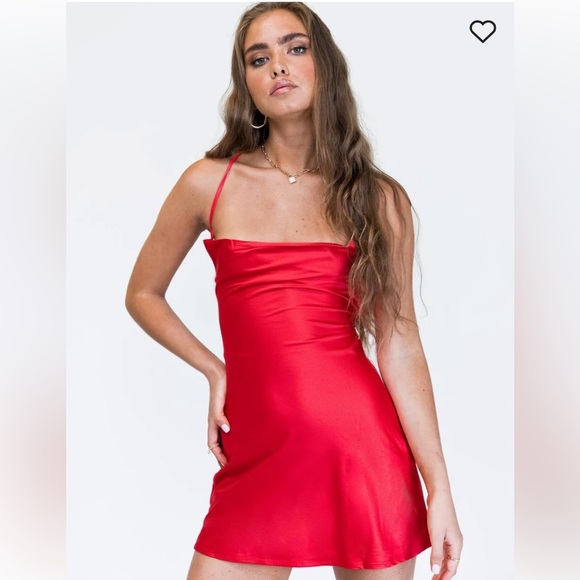 Princess Polly Dresses & Skirts - Princess Polly red mini dress tie in the back size 2. NWOT’s nor partial tags.
